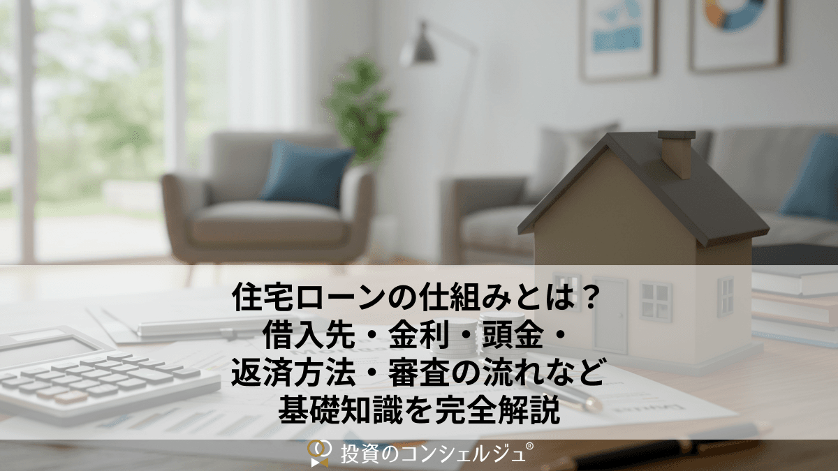 住宅ローンの仕組みとは?借入先・金利・頭金・返済方法・審査の流れなど基礎知識を完全解説