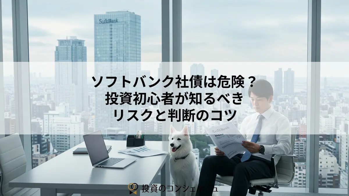 ソフトバンク社債は危険?投資初心者が知るべきリスクと判断のコツ