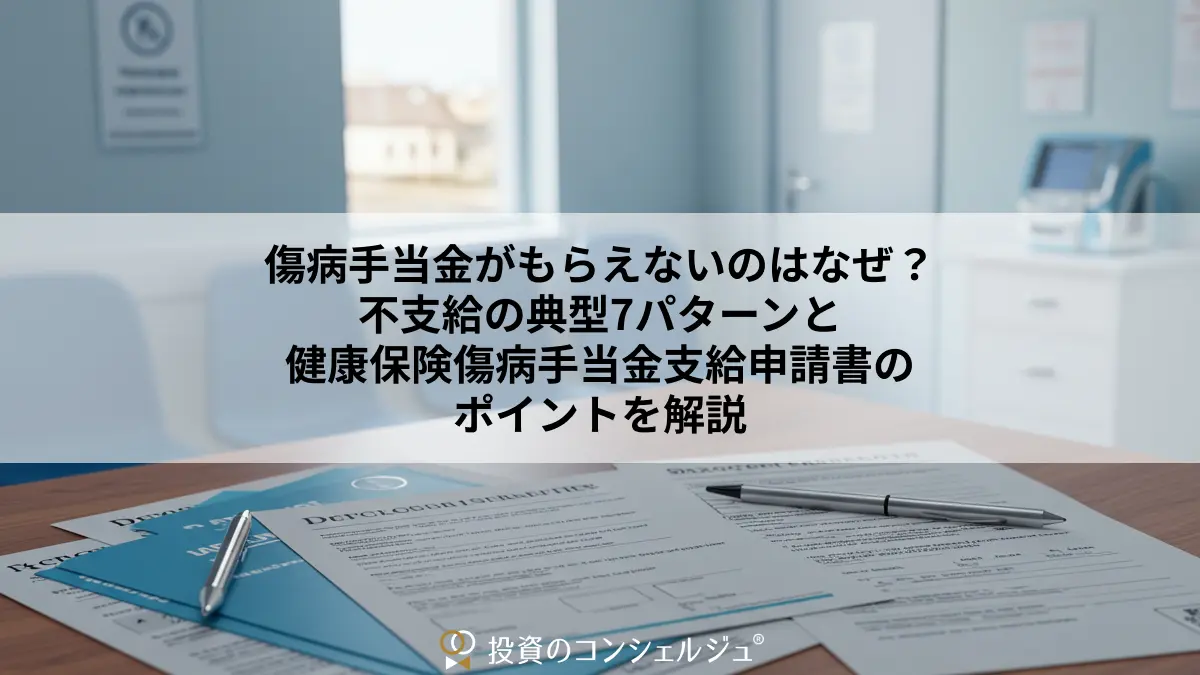 傷病手当金がもらえないのはなぜ?不支給の典型7パターンと健康保険傷病手当金支給申請書のポイントを解説