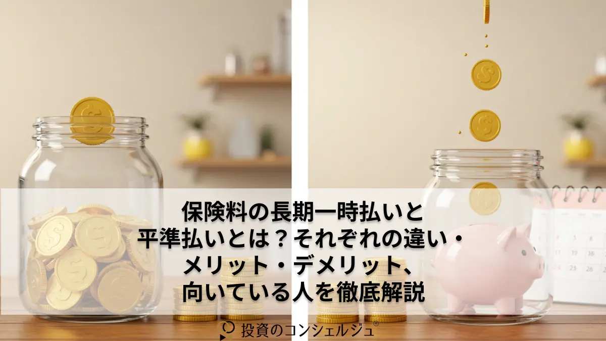 保険料の一時払いと平準払いの違いとは?メリット・デメリットと向いている人を徹底解説